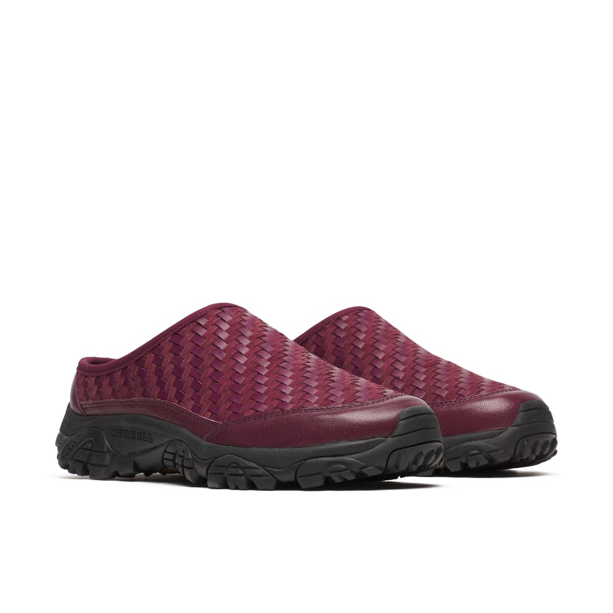 Unisex Moab 2 Slide Leather Woven 1TRL Casual Slip Ons - Merrell Discount