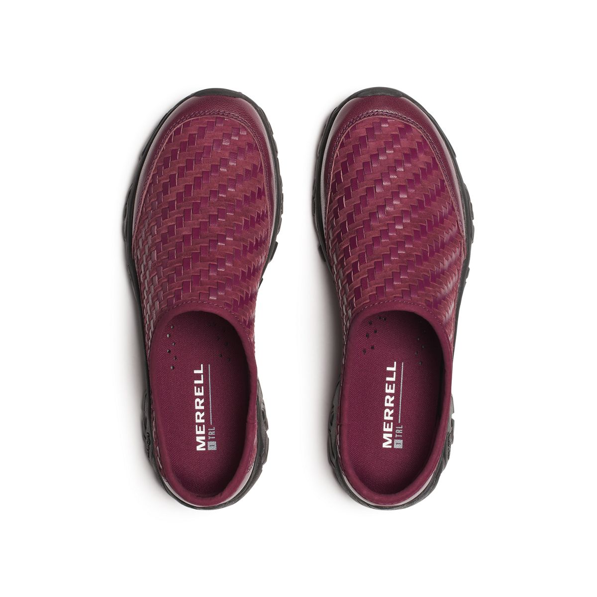 Unisex Moab 2 Slide Leather Woven 1TRL Casual Slip Ons - Merrell Discount