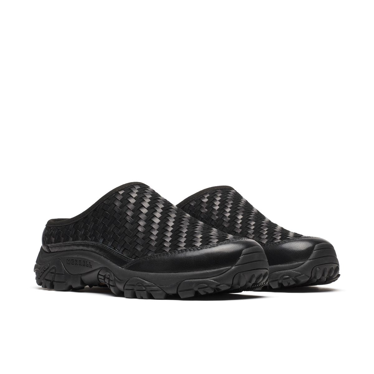 Unisex Moab 2 Slide Leather Woven 1TRL Casual Slip Ons - Merrell Onsale