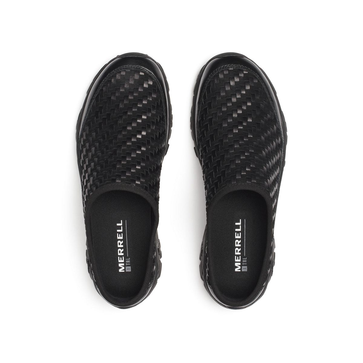 Unisex Moab 2 Slide Leather Woven 1TRL Casual Slip Ons - Merrell Onsale
