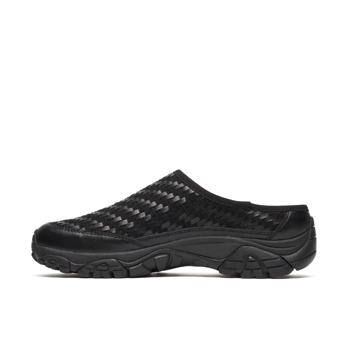 Unisex Moab 2 Slide Leather Woven 1TRL Casual Slip Ons - Merrell Onsale
