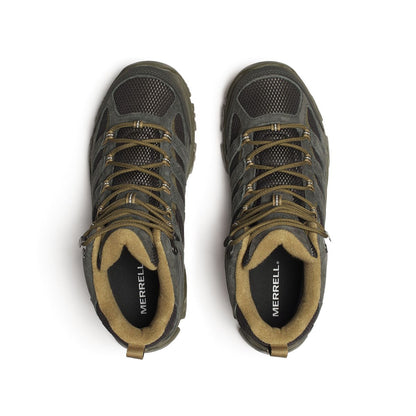 Mens Moab 3 Mid Waterproof Hiking Boots - Merrell Discount