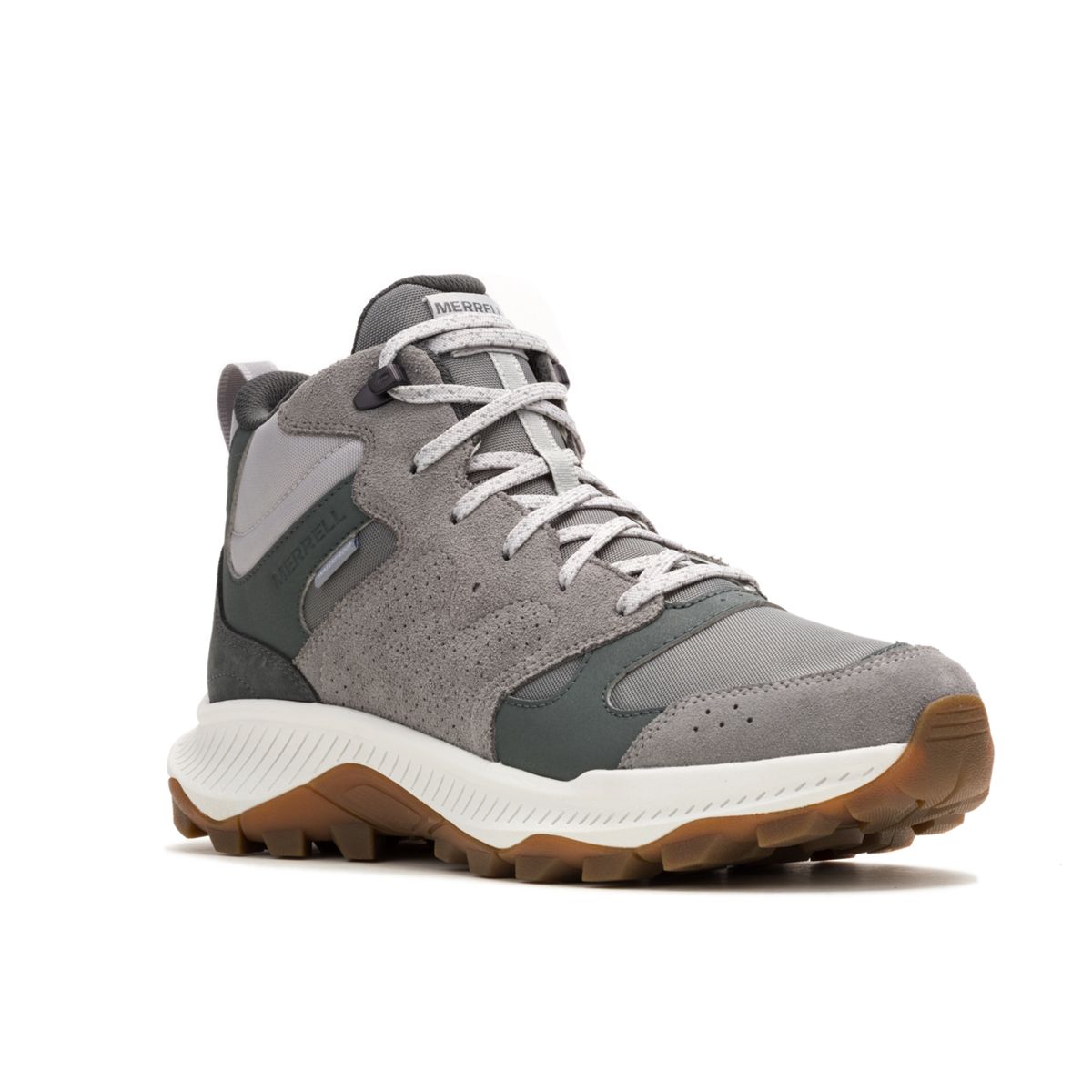 Mens Tempo Sol Mid Waterproof Hiking Boots - Merrell Onsale