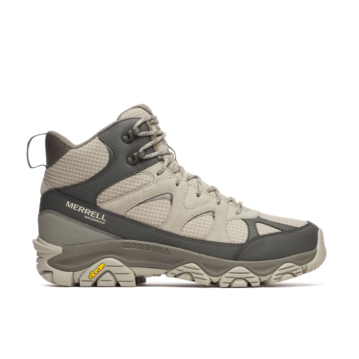 Mens Thermo Snow Grip Mid Waterproof Winter Hiking Boots - Merrell Onsale