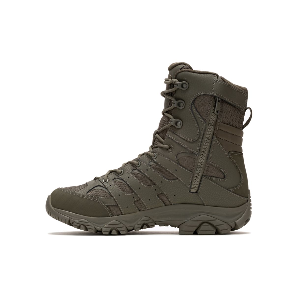 Mens Moab 3 8" Tactical Zip Waterproof Boot - Merrell On Sale