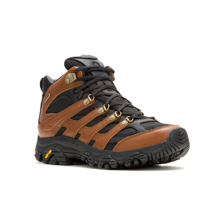 Men - Moab 3 Luxe Leather Mid Waterproof - Boots - Merrell On Sale
