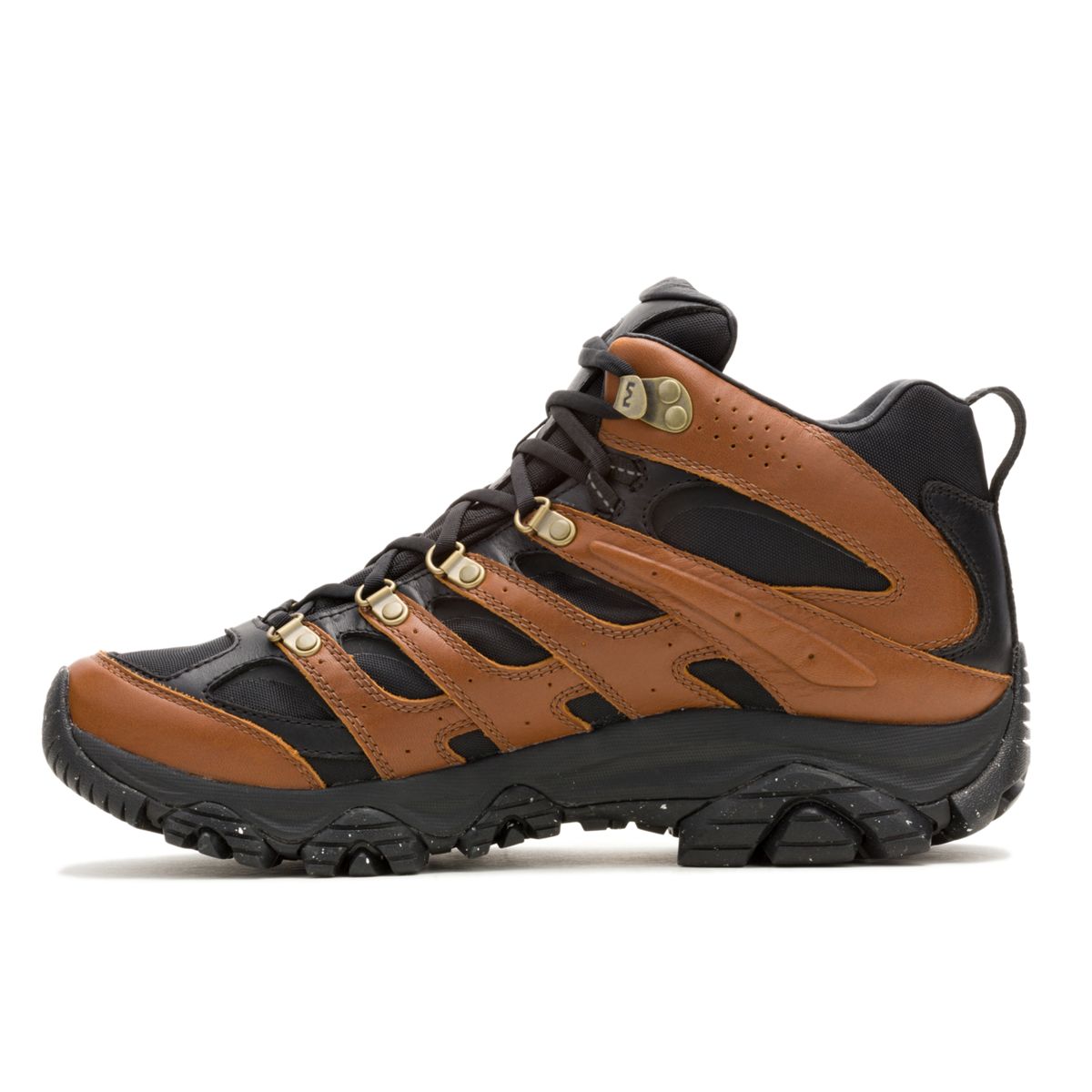 Men - Moab 3 Luxe Leather Mid Waterproof - Boots - Merrell On Sale