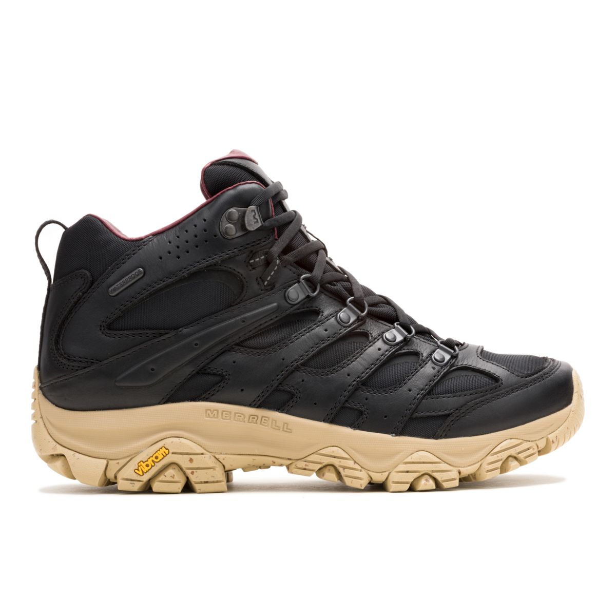 Men - Moab 3 Luxe Leather Mid Waterproof - Boots - Merrell Onsale