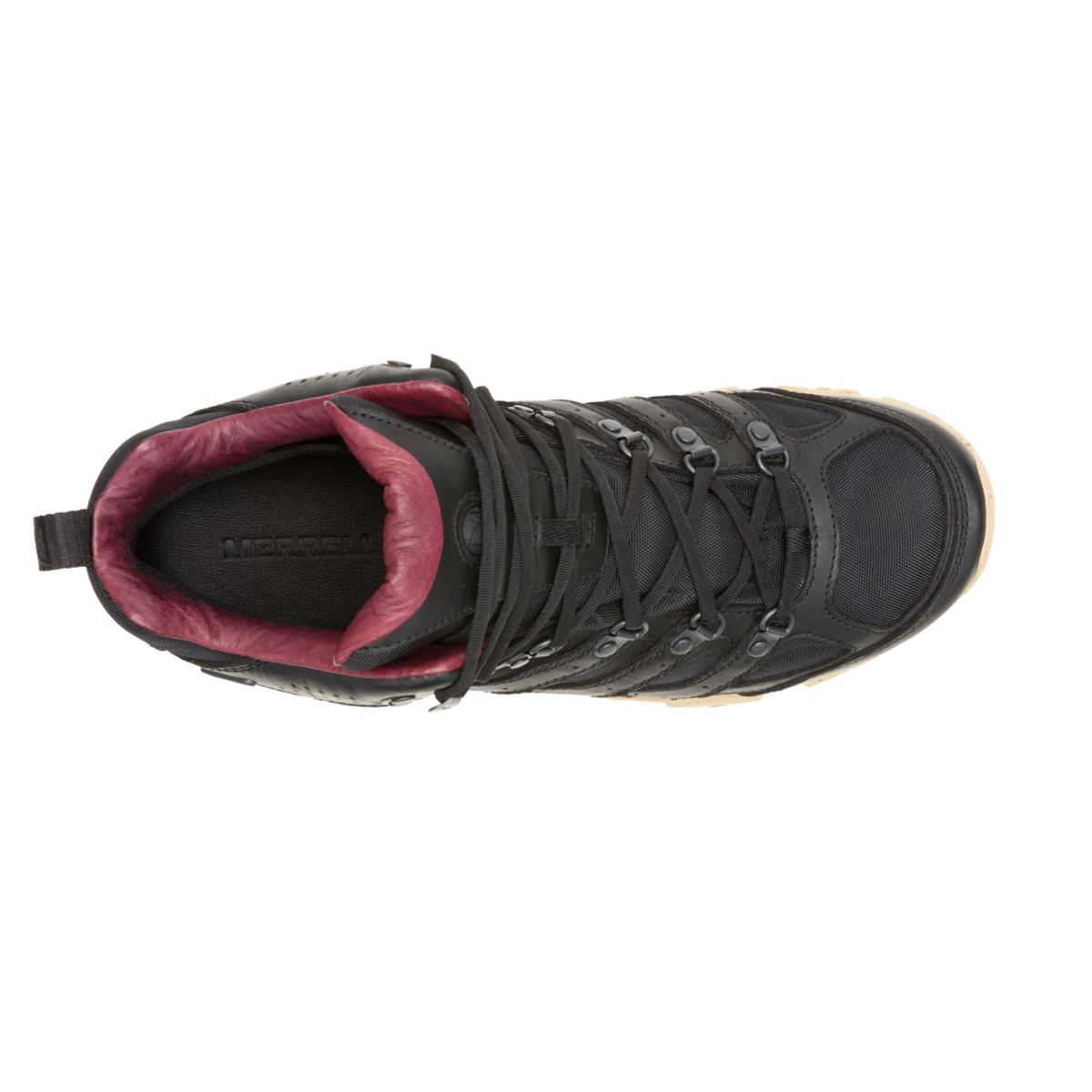 Men - Moab 3 Luxe Leather Mid Waterproof - Boots - Merrell Onsale