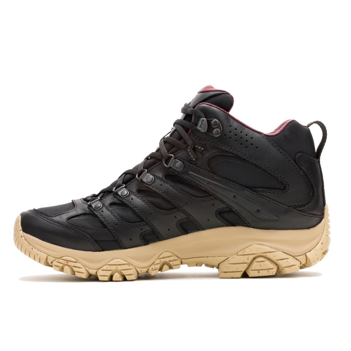 Men - Moab 3 Luxe Leather Mid Waterproof - Boots - Merrell Onsale