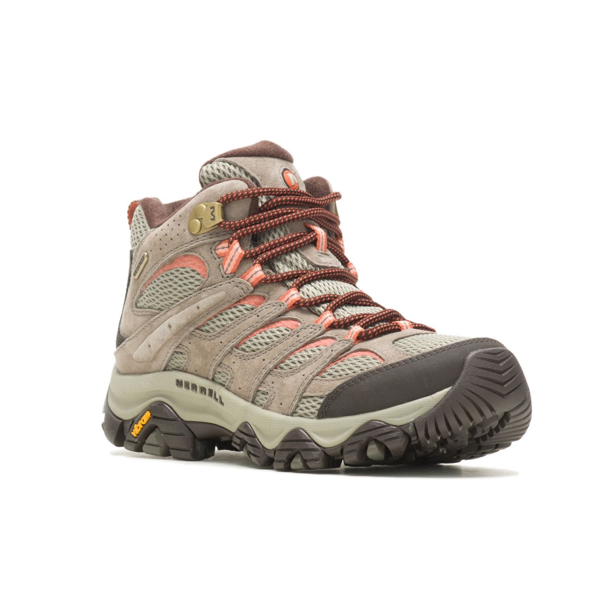 Womens Moab 3 Mid Waterproof Hiking Boots - Merrell Onsale
