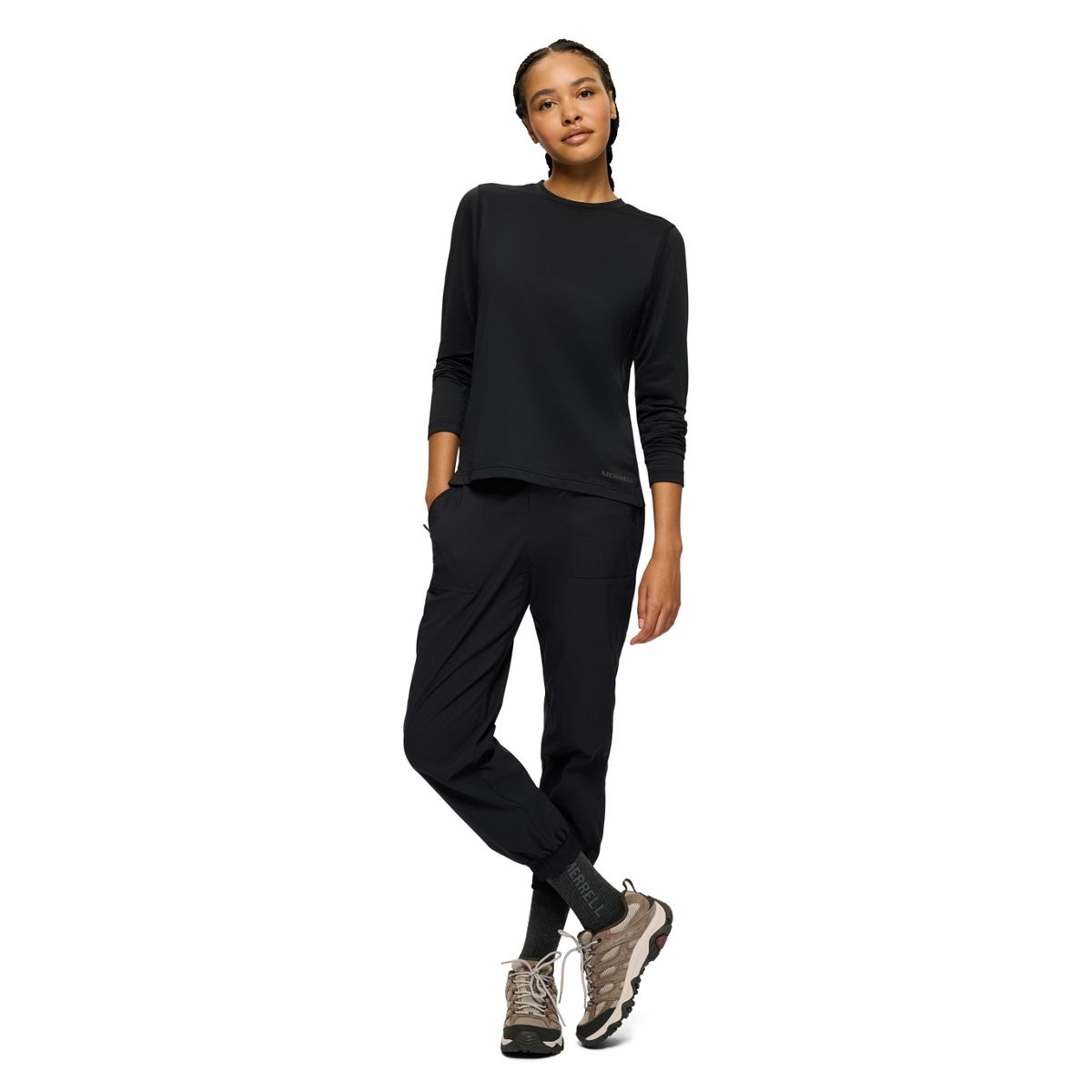 Women - Active Long Sleeve Tee - Long Sleeves - Merrell Discount