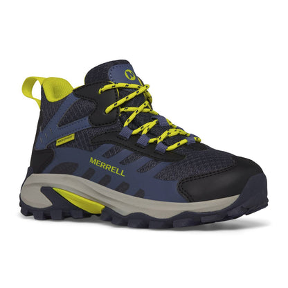 Kid - Moab Speed 2 Mid Waterproof - Athletics BK - Merrell For Sale